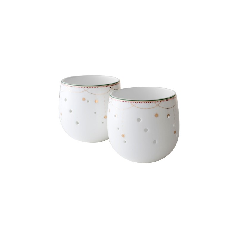 Light Bowl 2 Pack Christmas Morning 8 Cm Wik & Walsøe
