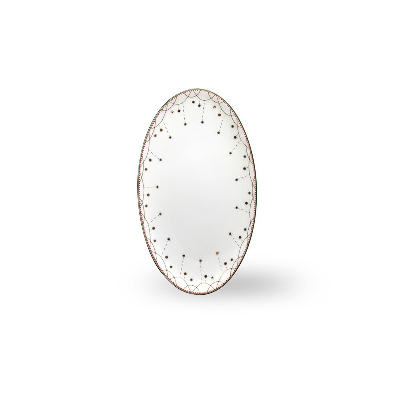 Oval Plate Christmas Morning 20 Cm Wik & Walsøe