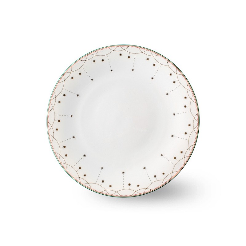 Plate Christmas Morning Garlands 25 Cm Wik & Walsøe