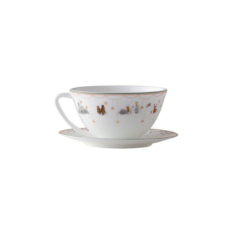 Tea Cup Saucer Christmas Morning Story Wik & Walsøe