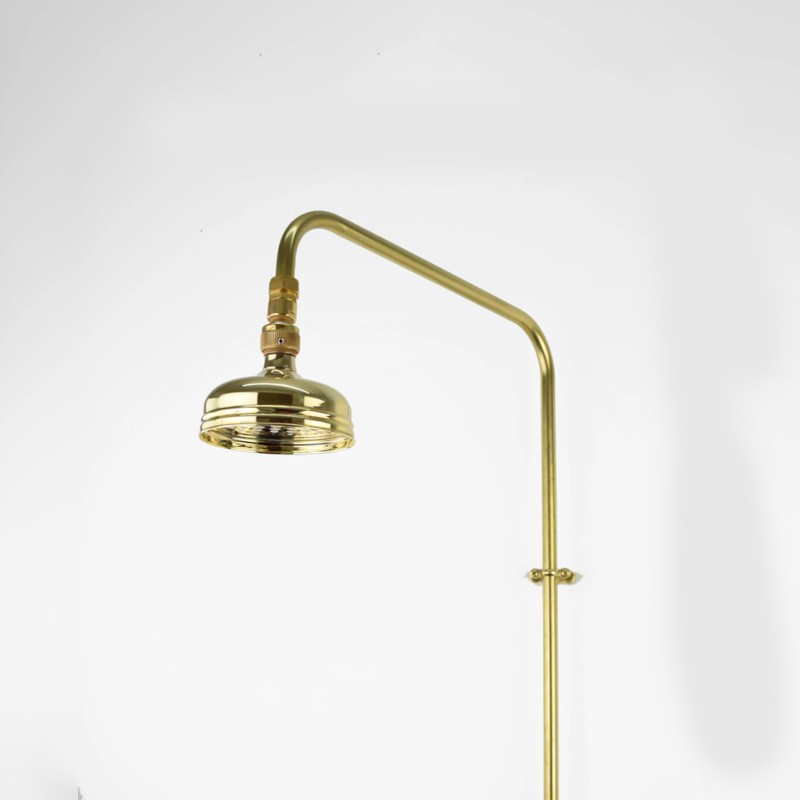 Brass Shower Head Small Bell Traditional Proper Copper Design