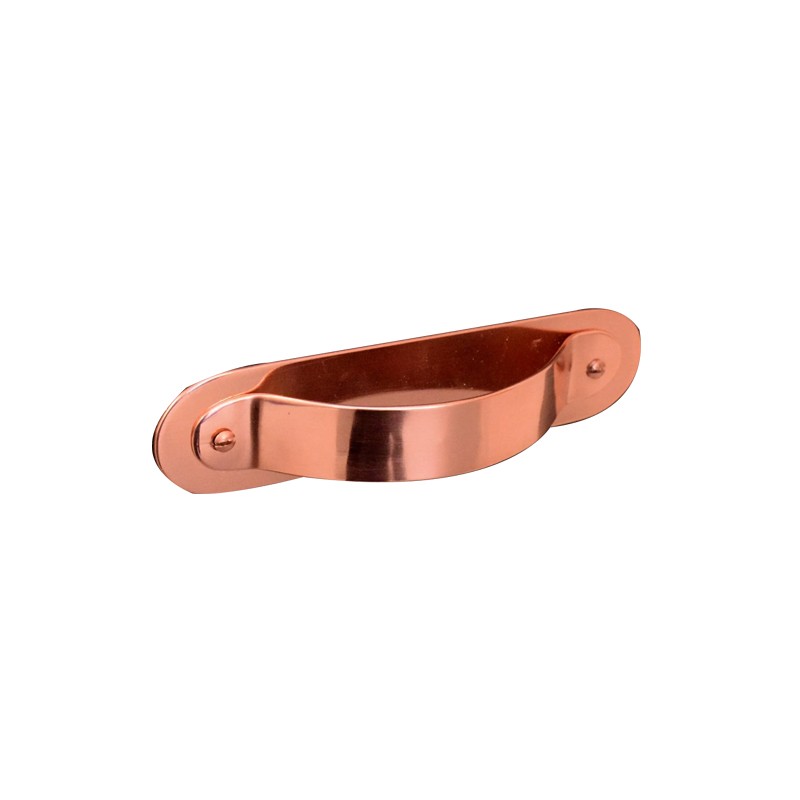 Curved High Polish Handle Proper Copper Design