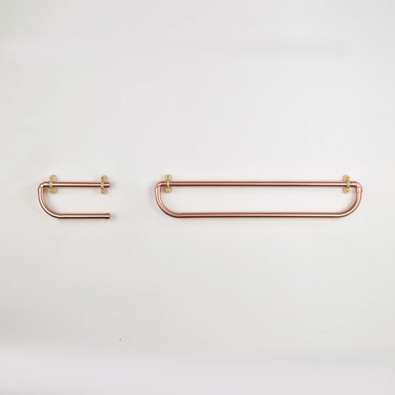 Rounded Copper Bathroom Set Proper Copper Design