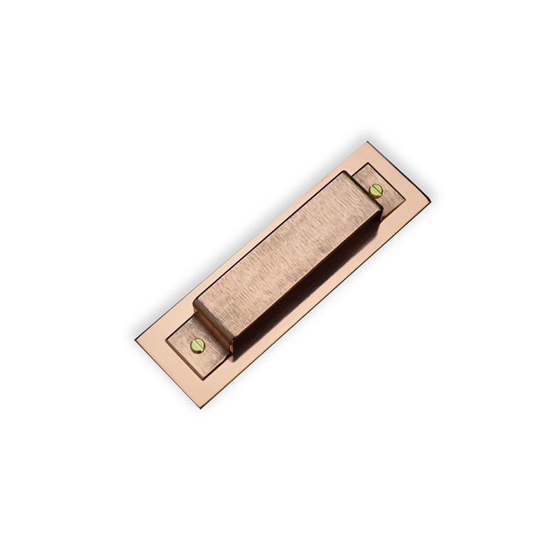 Textured Folded Handle Proper Copper Design