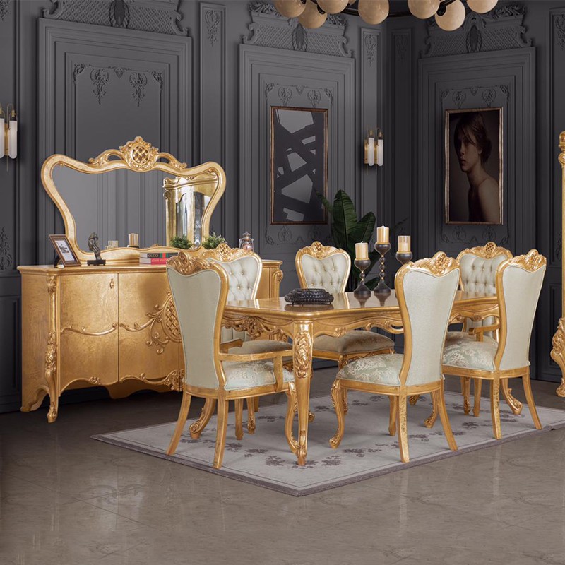 Hasirli Gold Dining Set Ayhan Sorguc