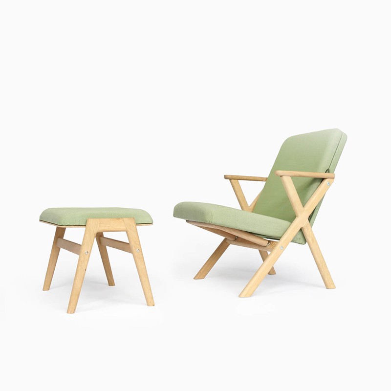 Hybrid Chair And Footstool Studio Lorier