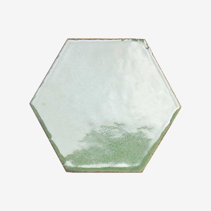 Hexagon Porcelain Tiles With Crackled Glaze Arvex