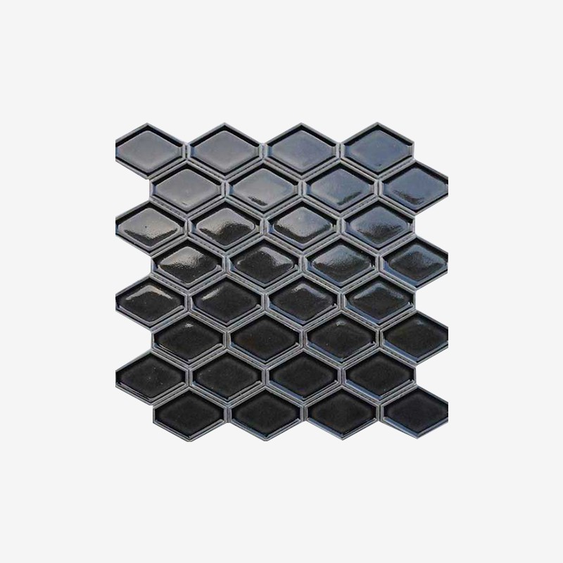 Elongated Hexagon Porcelain Mosaic Arvex