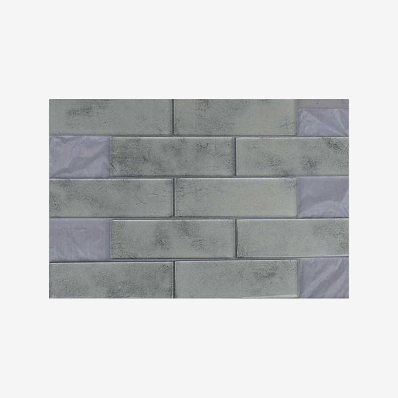 Digital Printed Glass Tiles Stacked Mounting Arvex