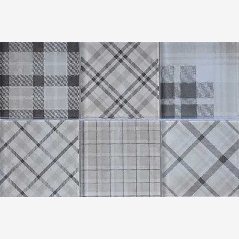 Fabric Look Digital Printed Glass Mosaic Arvex