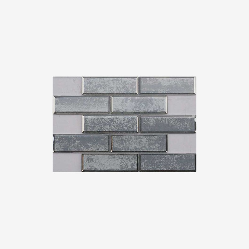 High Temperature Digital Printed Glass Tiles With Beveled Edges Arvex