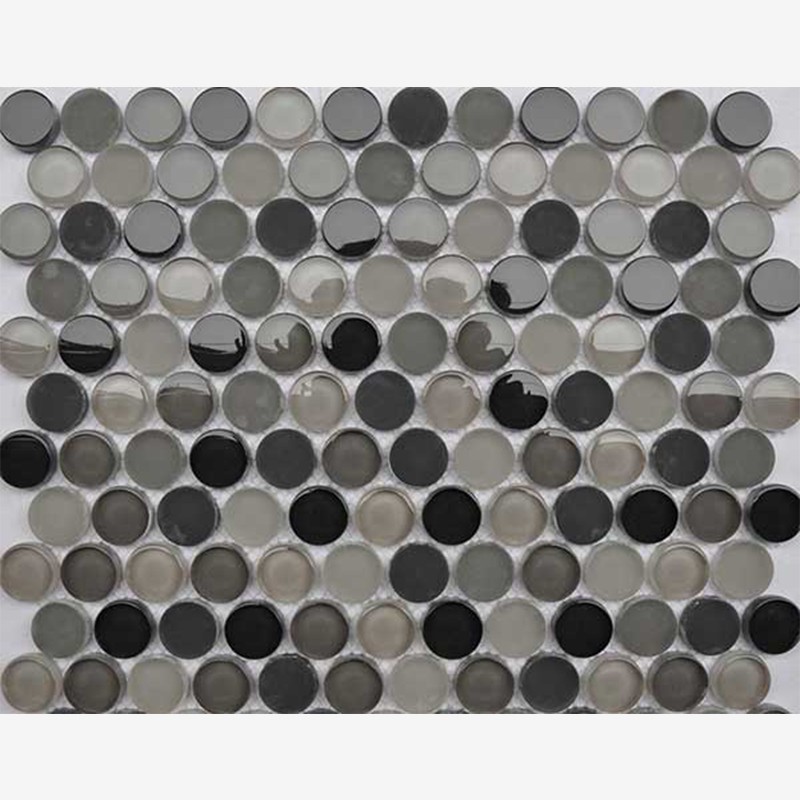 High Temperature Glass Penny Round Mosaic Arvex