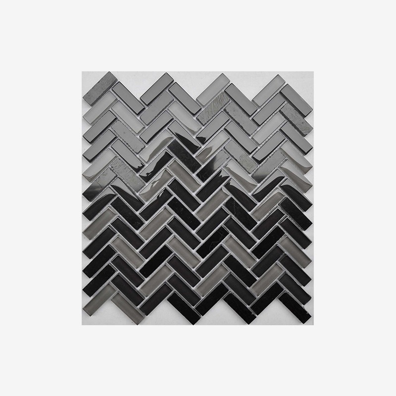 High Temperature Glass Sticks Mosaic Herringbone Mounting Arvex
