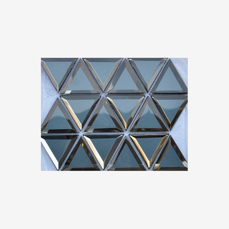 Beveled Mirror Frame Glass Triangle Mosaic Arvex