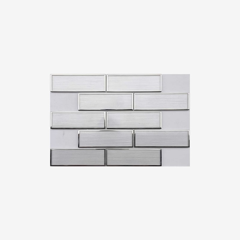 Glass Tiles With Mirror Frame Stacked Mounting Arvex