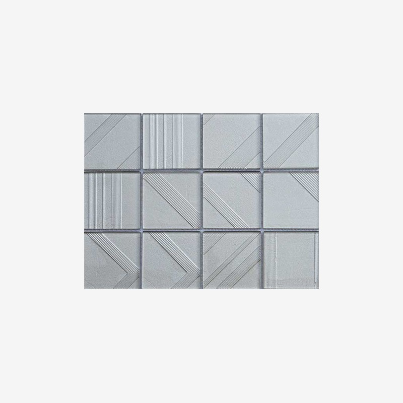 Metallic Glass Squares Mosaic Arvex