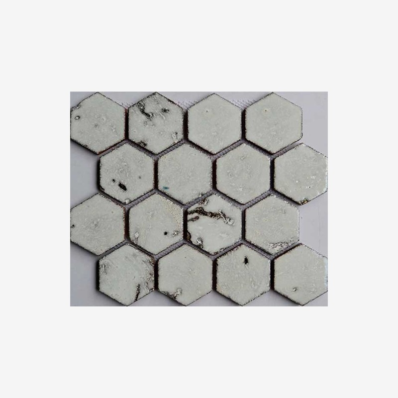 Glazed Terracotta Hexagon Mosaic Arvex