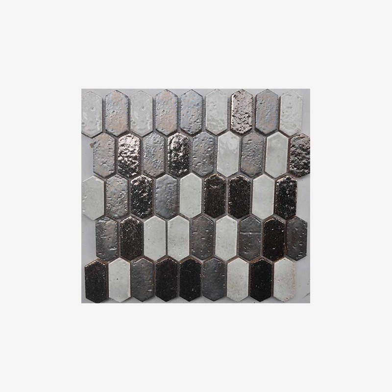 Glazed Terracotta Picket Mosaic Arvex