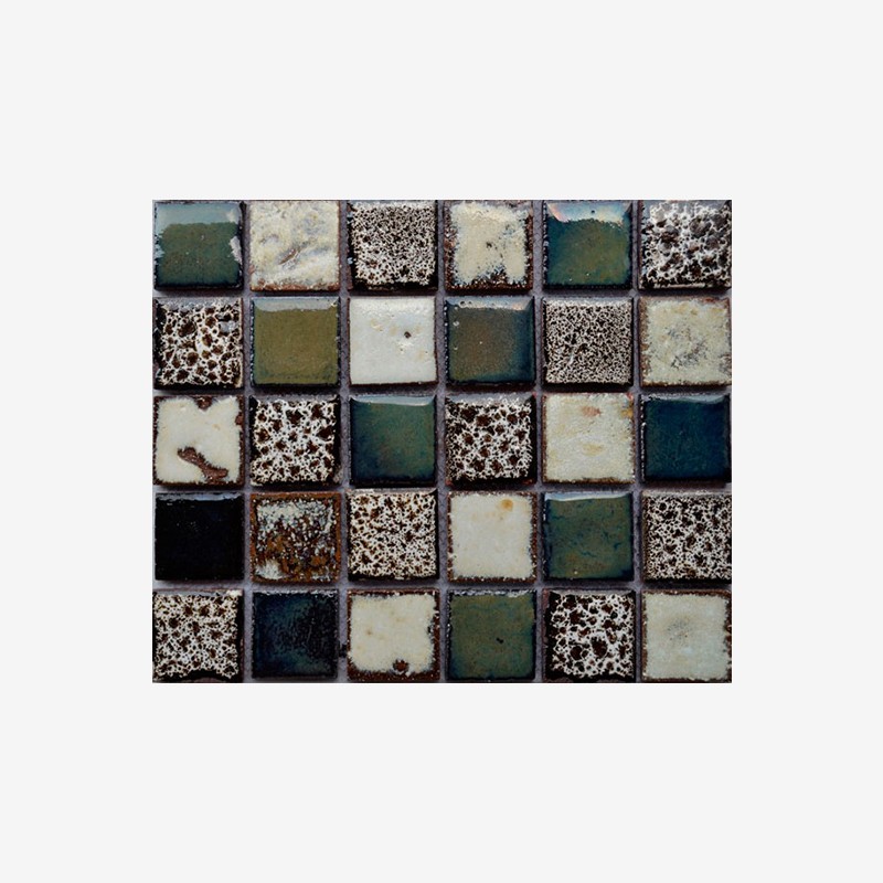 Glazed Terracotta Squares Mosaic Arvex