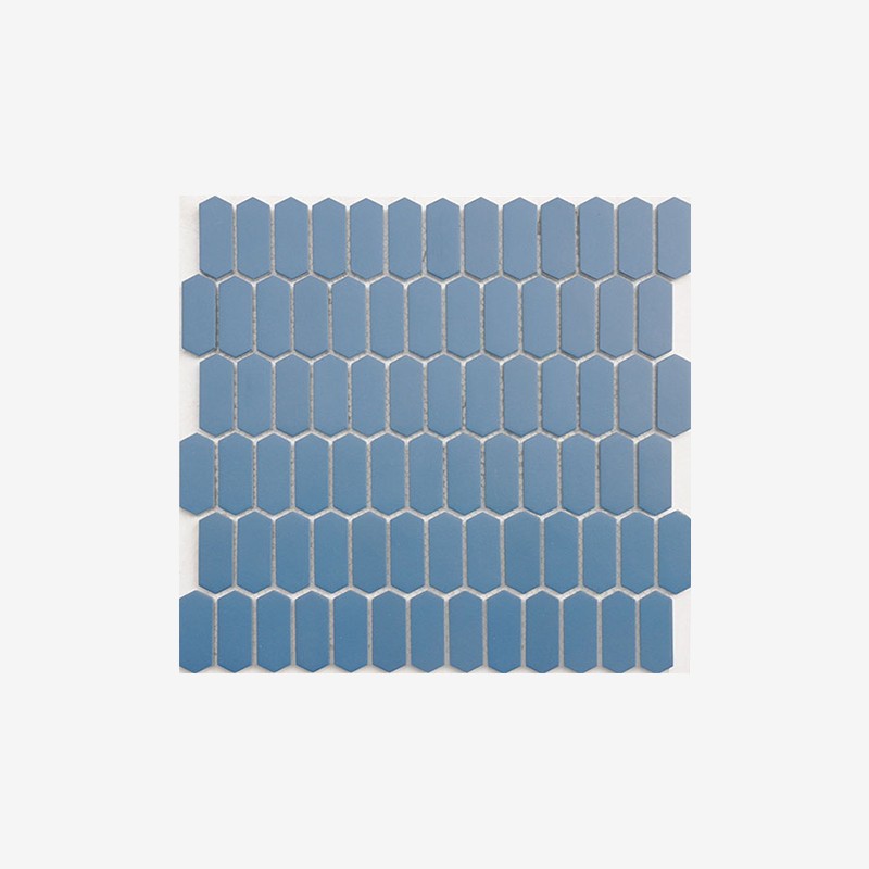 Picket Matt Mosaic Double Loaded Enameled Glass Arvex