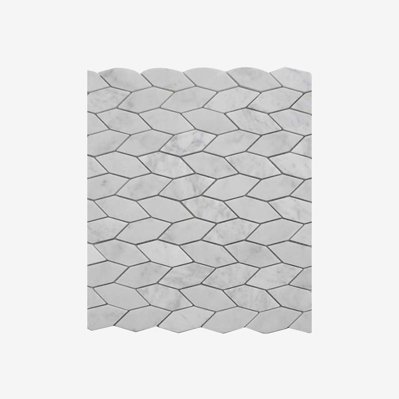 Carrara Elongated Hexagon Arvex