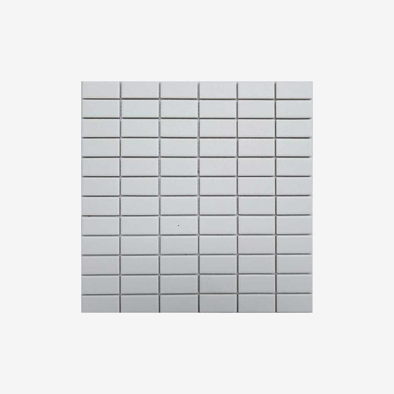 Through Body Unglazed Porcelain Mosaics Mesh Mounted  Arvex