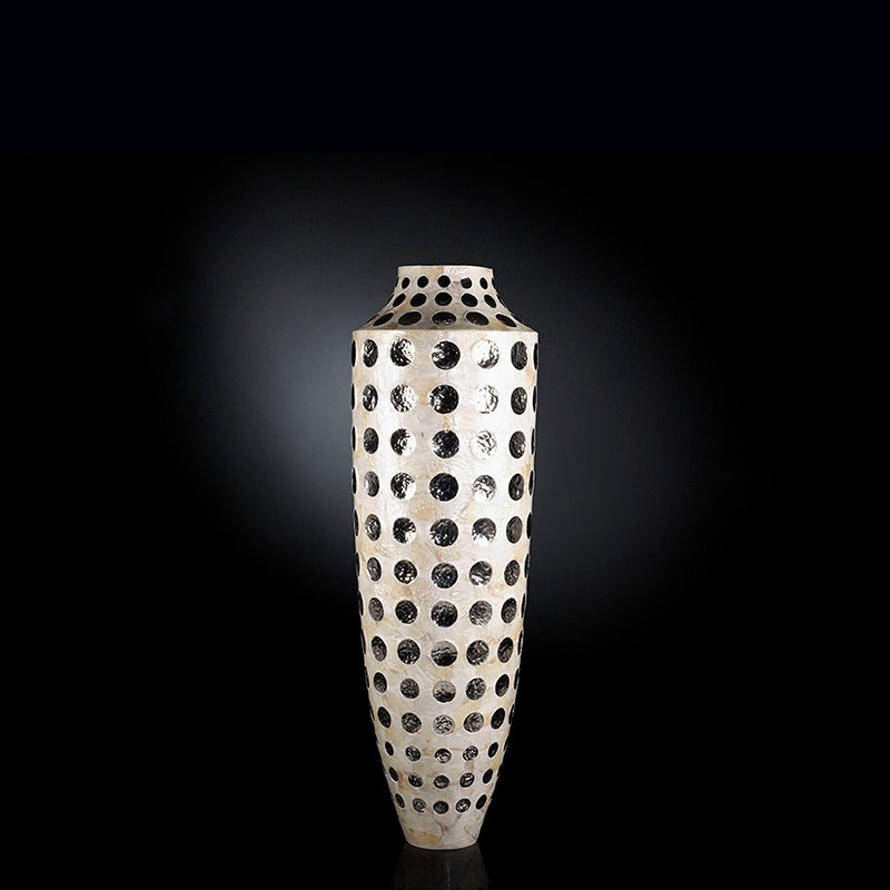 Vase Obice Ovation Kabibe Cracking/Stainless Steel VG
