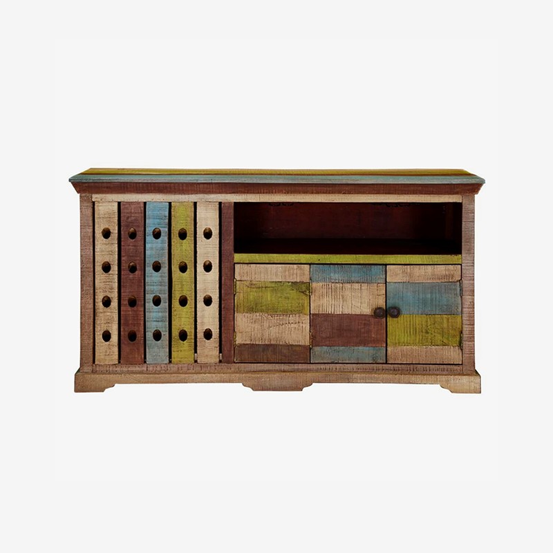Colourful Wine Bar Cabinet Furniture BoutiQ