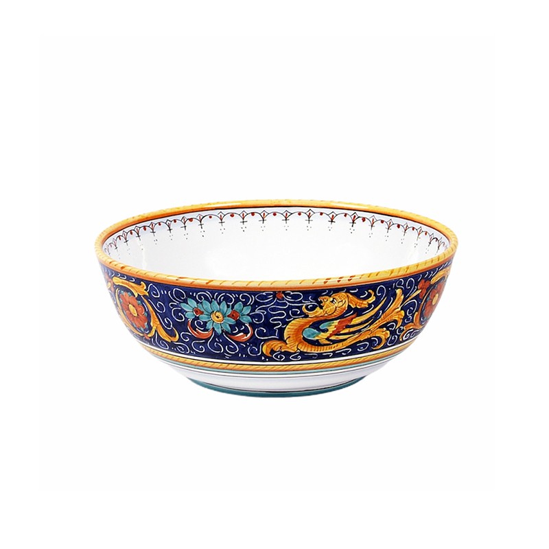 Bowl - Decor Raffaellesco Fondo Blu Antica Deruta