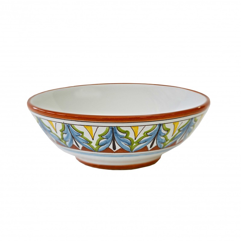 Bowl - Decor Ricco Terracotta 14b Antica Deruta
