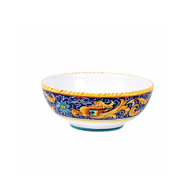 Cereal Bowl - Decor Raffaellesco Fondo Blu 01a Antica Deruta