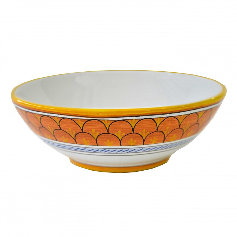 Cereal Bowl - Decor Terracotta Squame 10b Antica Deruta