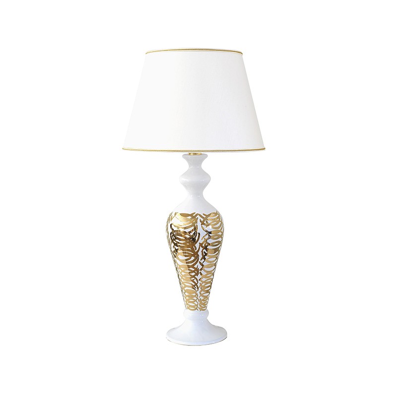 Lamp With Shade - Decor Intrecci Dorati-Gold Antica Deruta