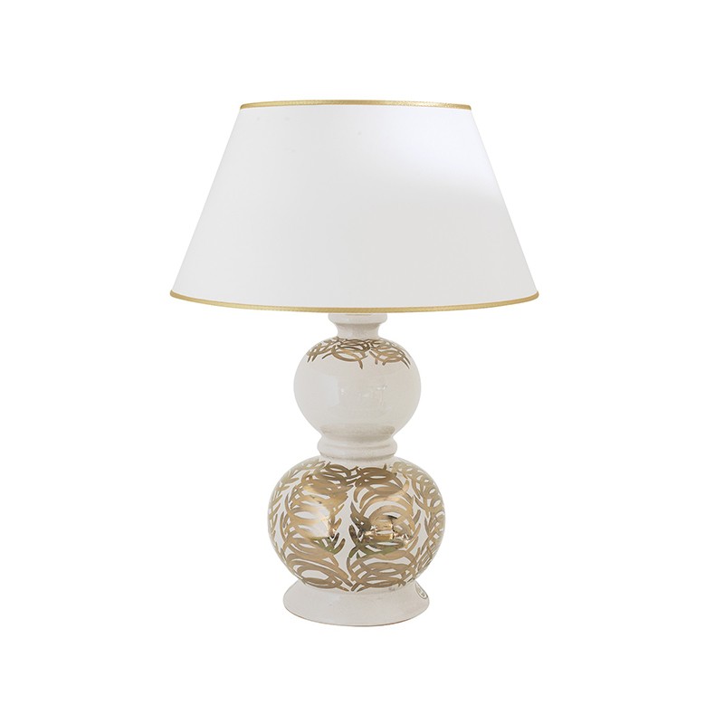 Lamp With Shade - Decor Intrecci Dorati-Gold Antica Deruta