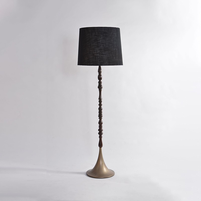 Alter Floor Lamp Base With Lamp Shade Drum Lid  - Anantaya 
