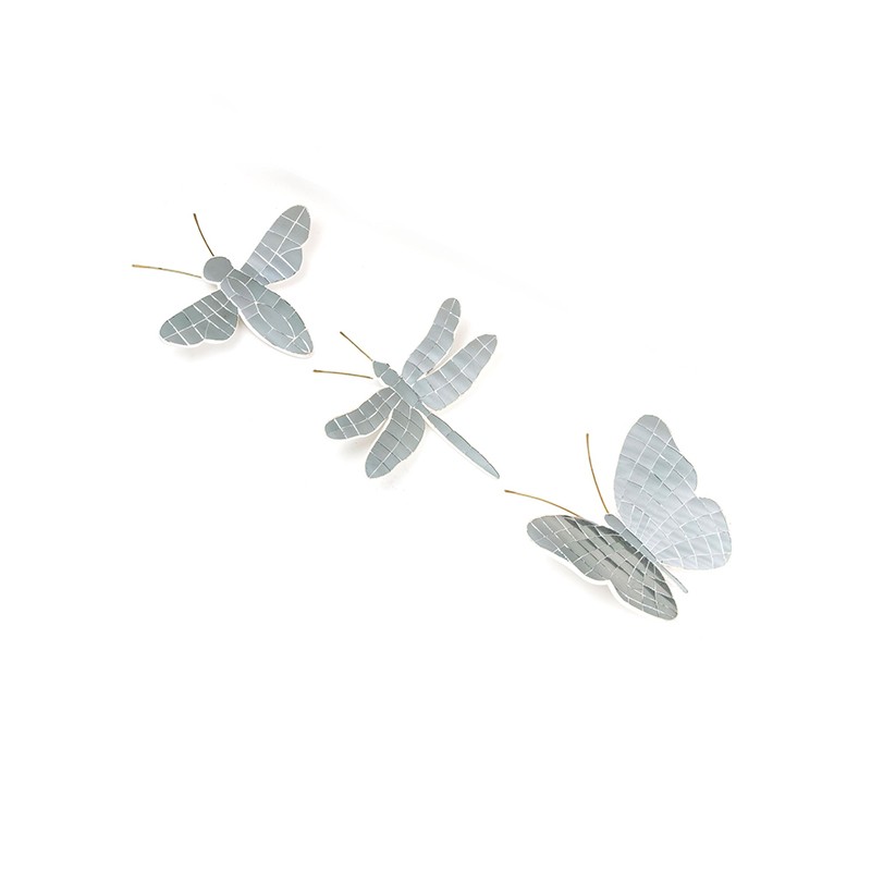 Thikri Animals Set Of 3 Wall Installation Anantaya