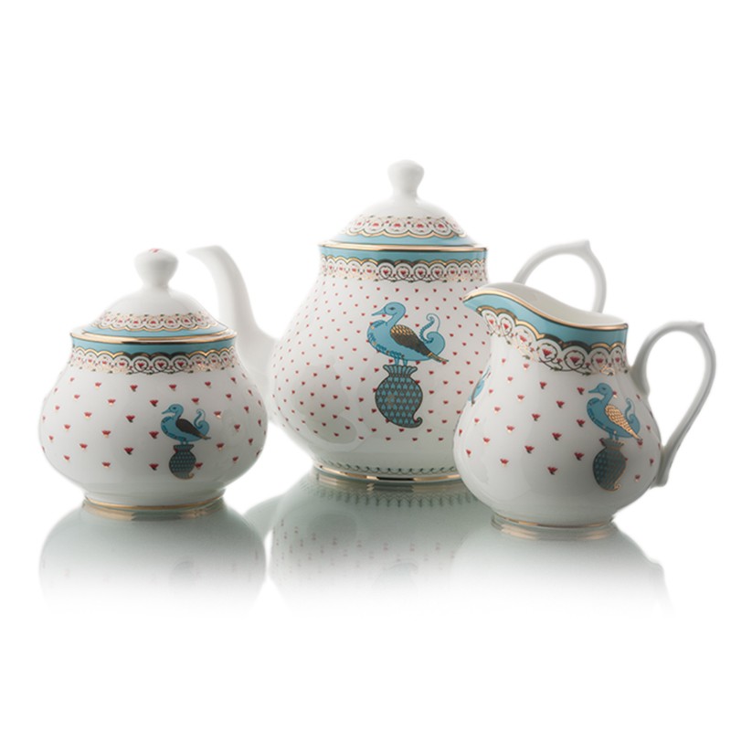Dasara Tea Pot & Creamer & Sugar Pot Kaunteya