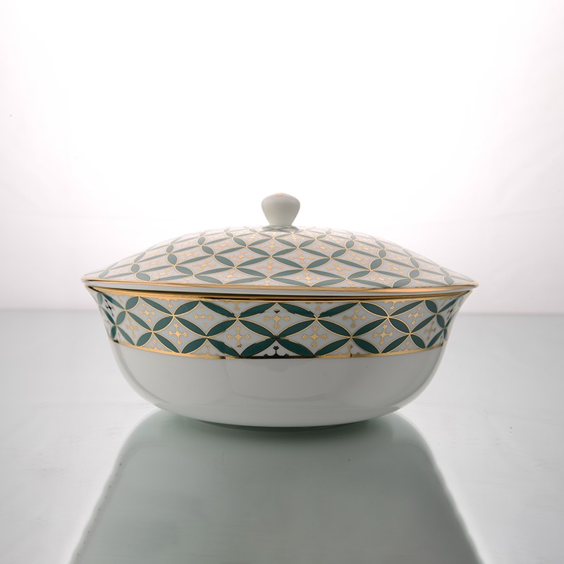 Jyamiti Serving Bowl With Lid 2 Portion Kaunteya