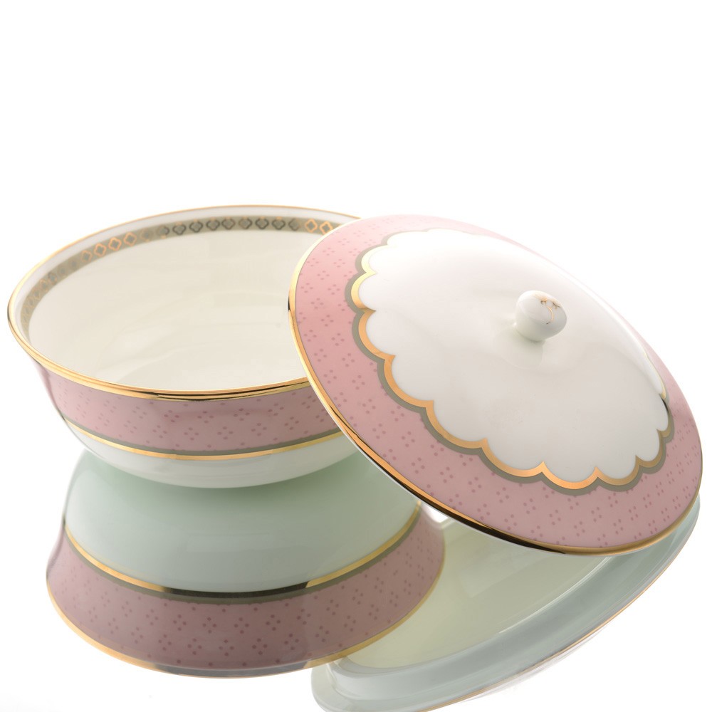 Pichwai Serving Bowl With Lid 2 Portion Kaunteya