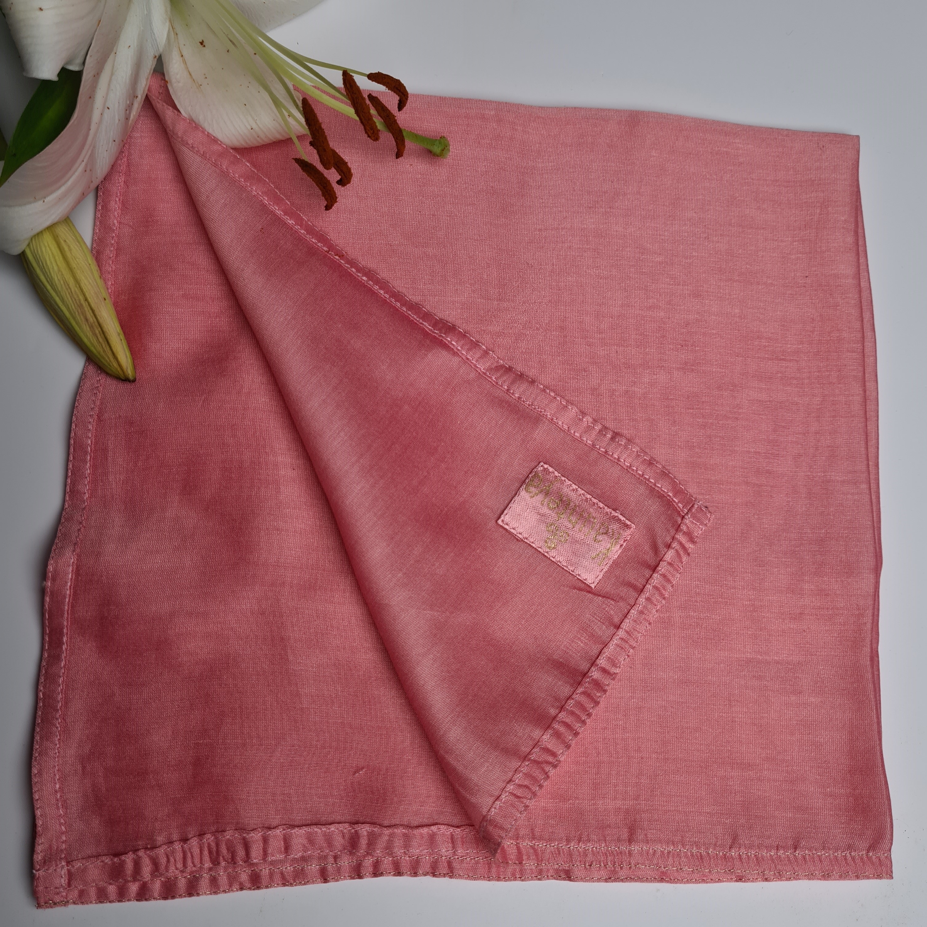 Pink Placemat And Napkin Set(4 pcs)  - Kaunteya 