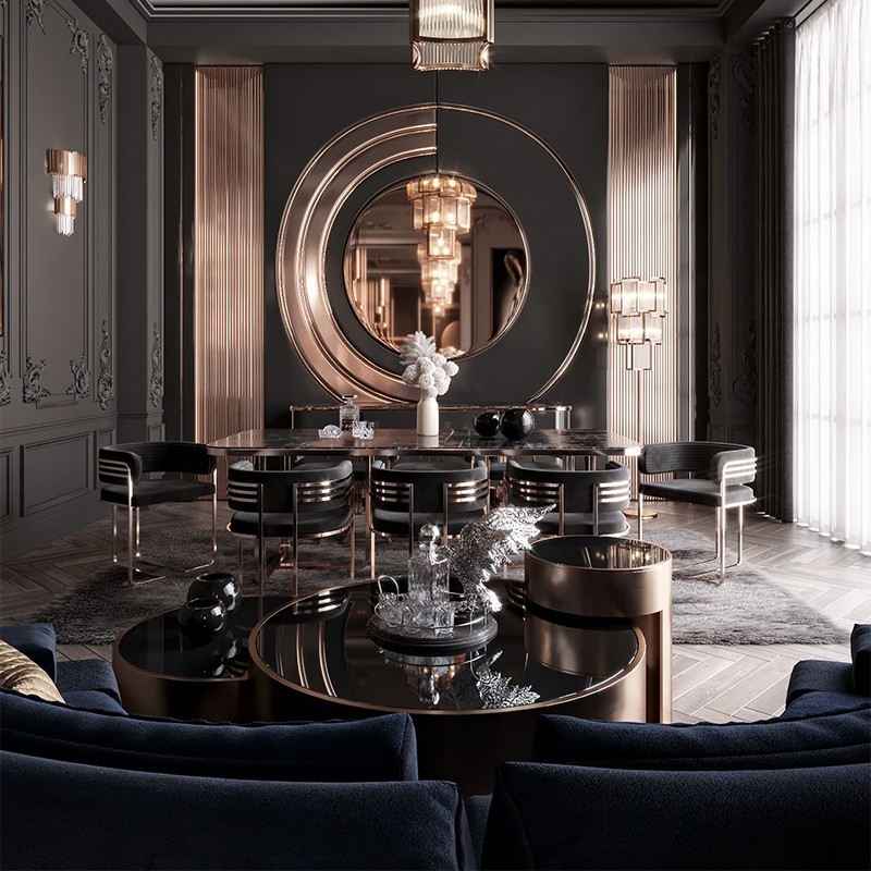Diego Dining Zebrano