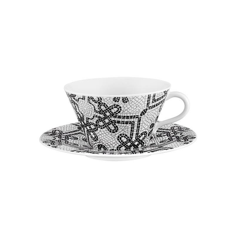 Calcada Portuguesa Set 2 Tea Cups & Saucers Vista Alegre