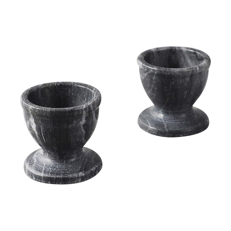 Marble Egg Keeper Gray Bhiaslana Set Of 2 NikkisPride