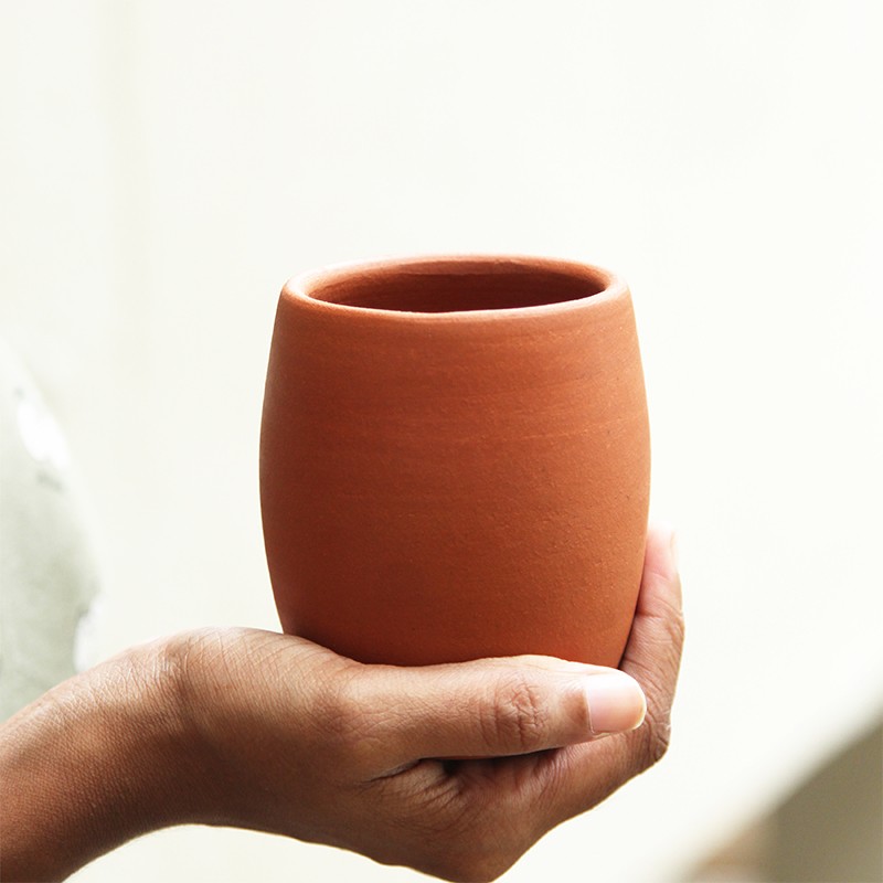 Bhumi - Terracotta Clay Water Kulhar Wallistry