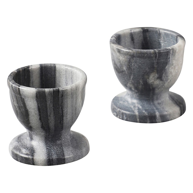 Marble Egg Keeper Beige Morchana Set of 2 NikkisPride