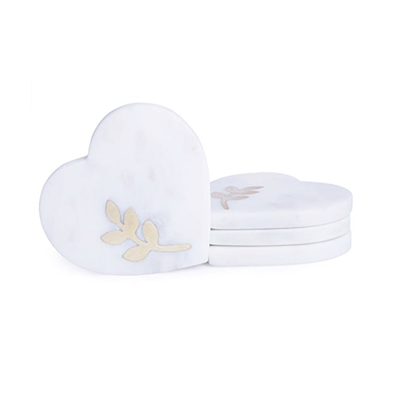 Heart Shape Leaf Set Of 4 NikkisPride