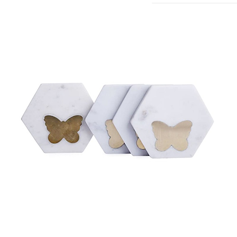 Hexagon Butterfly Set Of 4 NikkisPride
