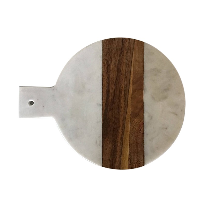 Marble Wood Round NikkisPride