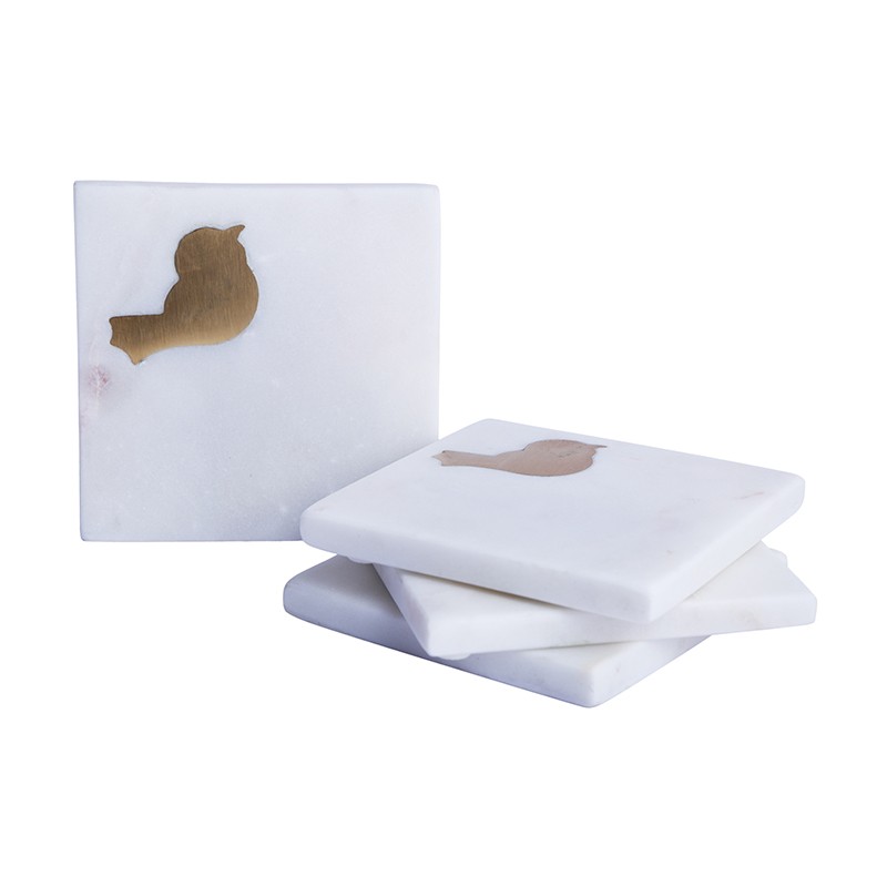 Square Large Bird Set of 4 NikkisPride