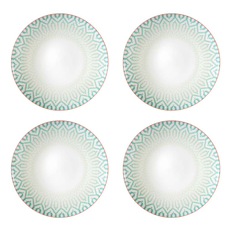 Set of 4 Dinner Plate Fiji Vista Alegre